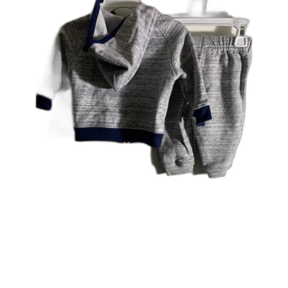 Gray Hilfiger Sweatsuit 3/6 Months - Picture 2 of 5